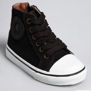 Burberry kids high tops excellent condition